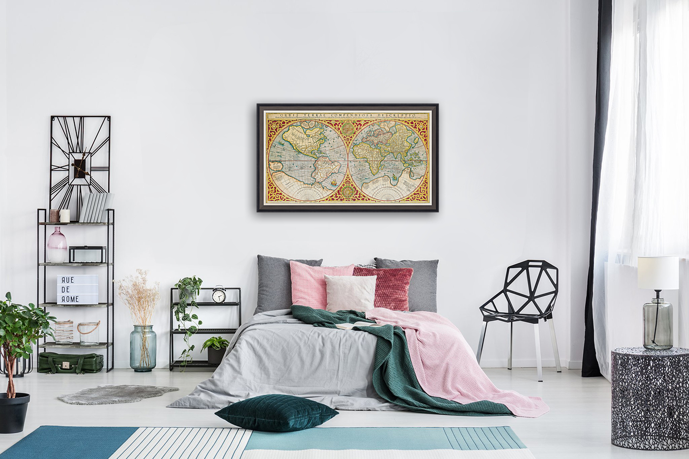 Vintage Maps  64 Reproduction