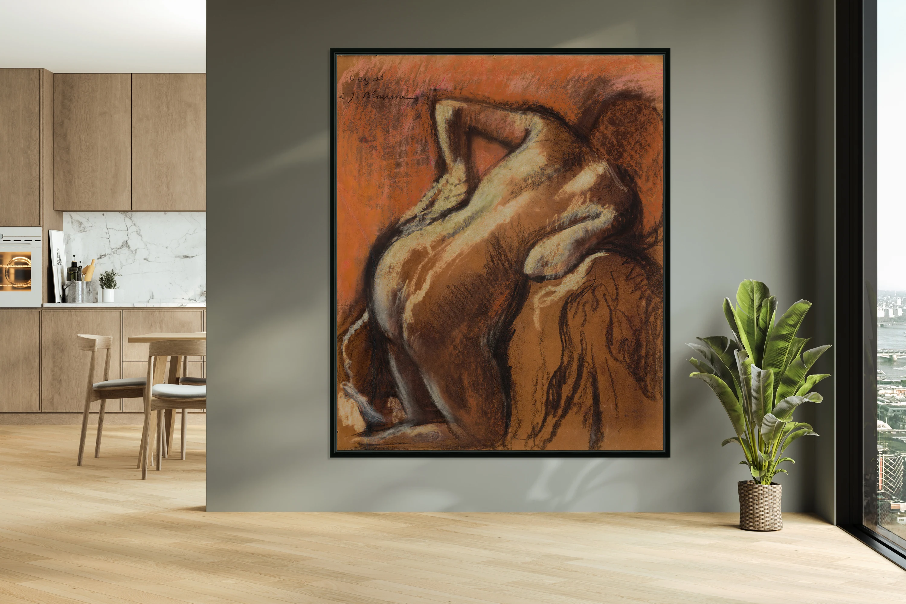 Edgar Degas 1834 1917 Apres le bain femme sessuy by TOPARTGALLERY