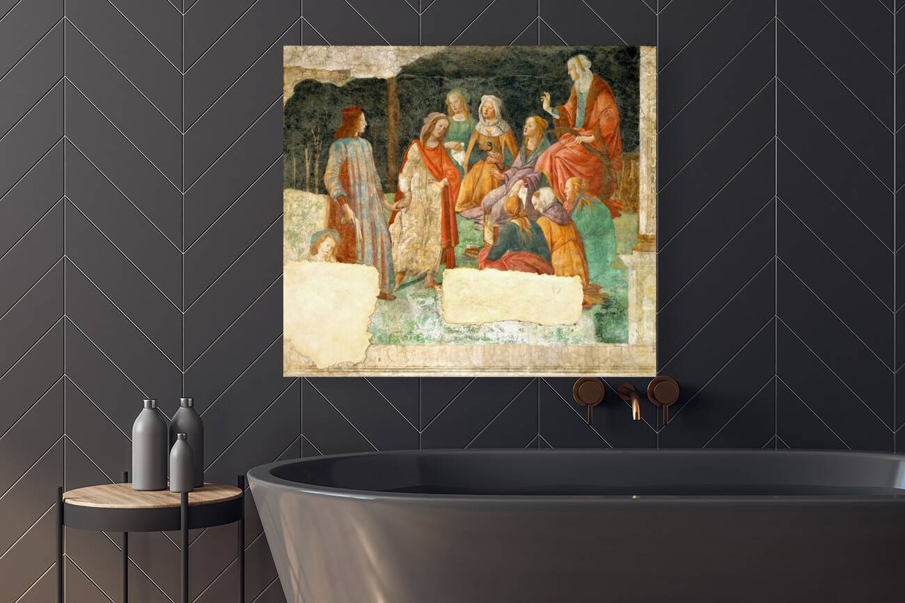 Sandro Botticelli 1445 1510  Young man before the Seven liberal arts 1484 Reproduction