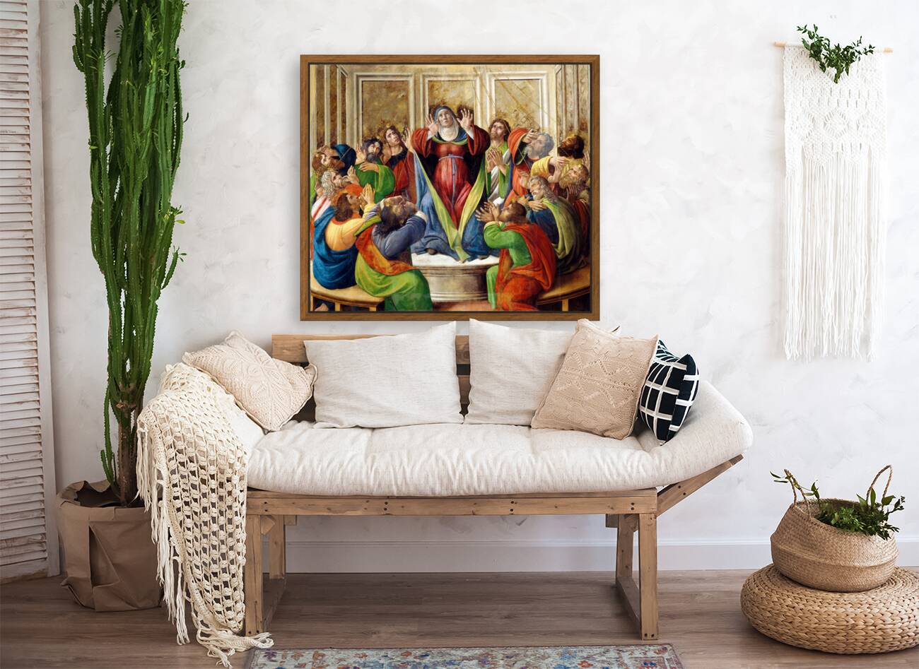 Sandro Botticelli 1445 1510  The Descent Of The Holy Ghost 1505 Reproduction