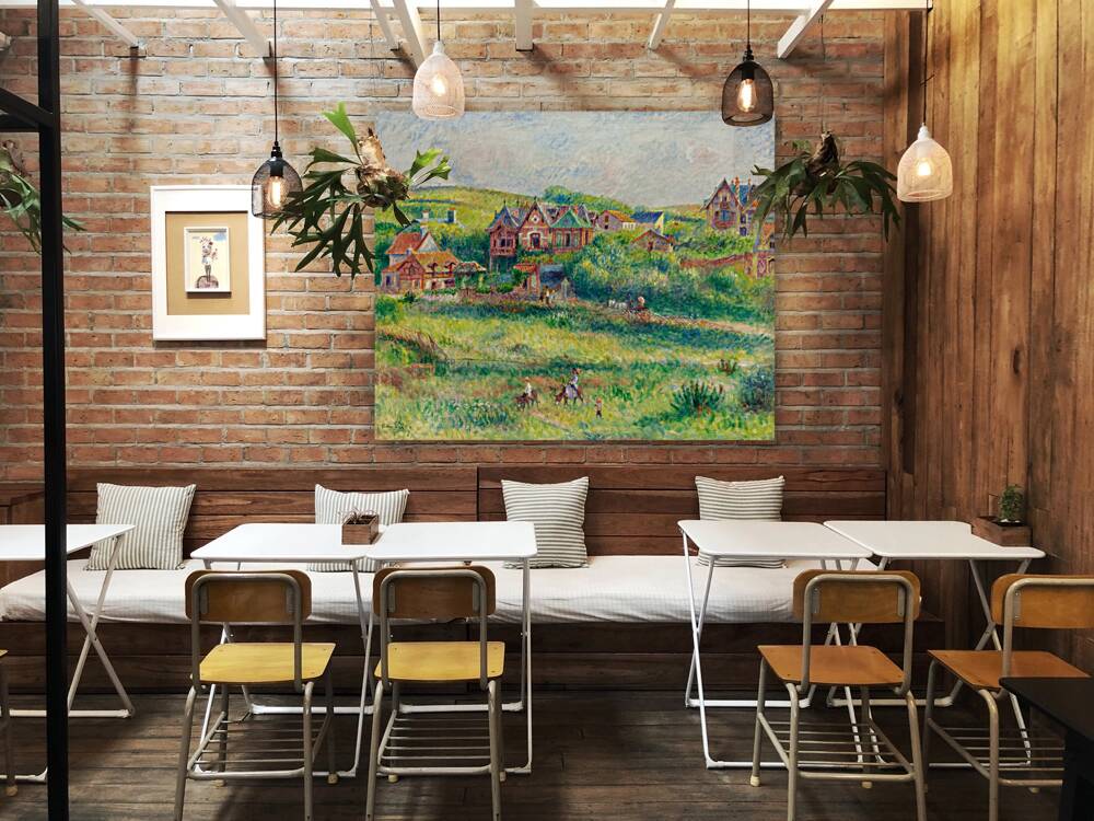 Pierre Auguste Renoir 1841 1919 Le Chalet De Blanche Pierson A   Pourville 1882 Reproduction