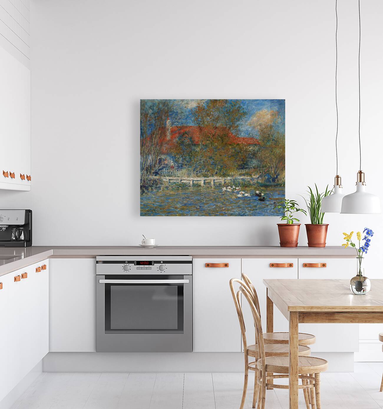 Pierre Auguste Renoir 1841 1919 The Duck Pond 1873 Reproduction