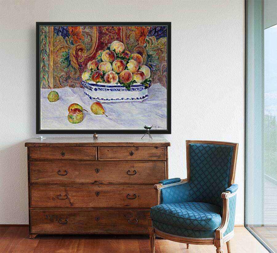 Pierre Auguste Renoir 1841 1919 Still Life with Peaches 1881 Reproduction
