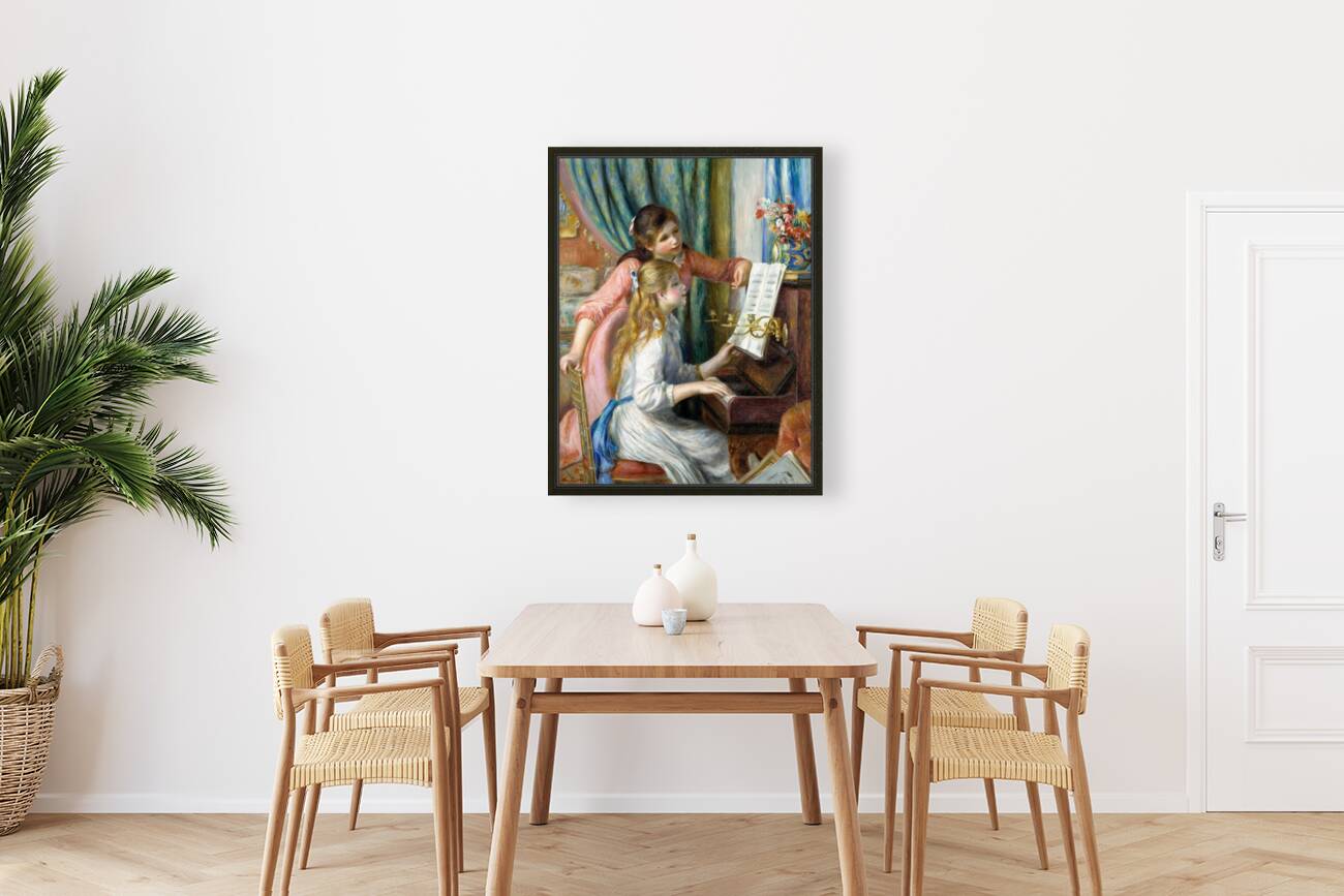 Pierre Auguste Renoir 1841 1919 Two Young Girls at the Piano 1892 Reproduction