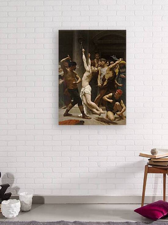 William  Adolphe  Bouguereau 1825 1905  The  Flagellation  of  Christ by TOPARTGALLERY