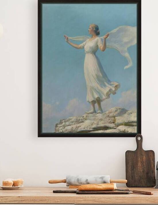 Charles Courtney Curran 1861 1942 The South Wind  The Breezy Day   1917  by TOPARTGALLERY