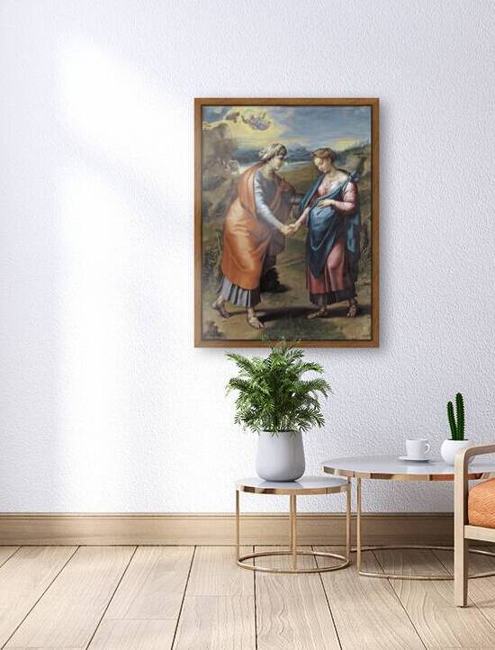 Raphael 1483 1520 Visitation 1517 by TOPARTGALLERY