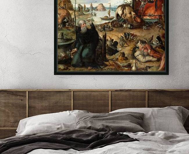 Hieronymus Bosch 1450 1516 The Temptations of St Anthony by TOPARTGALLERY