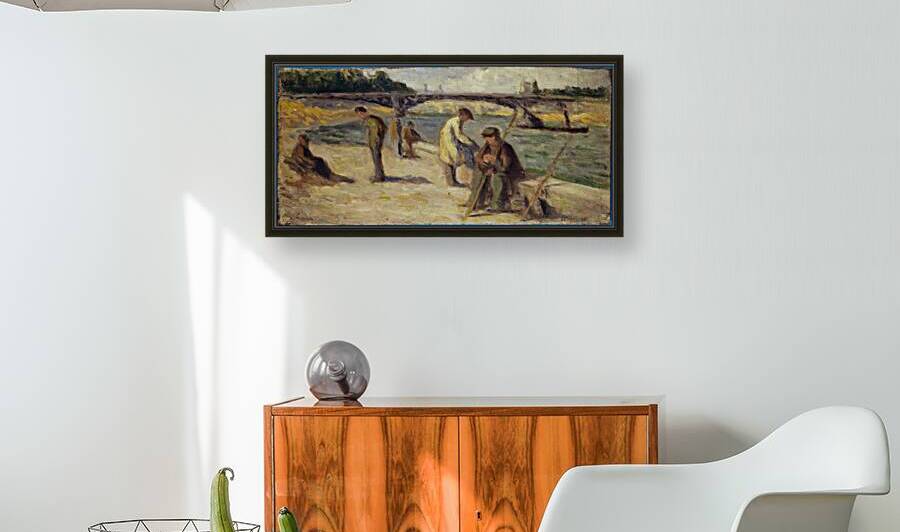 Maximilien Luce   La Berge Du Quai Malaquais by TOPARTGALLERY