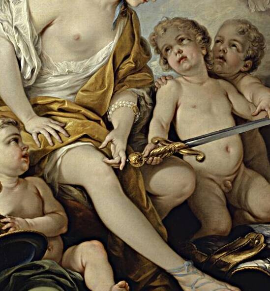 Charles Andre van Loo Carle van Loo   Venus and C by TOPARTGALLERY