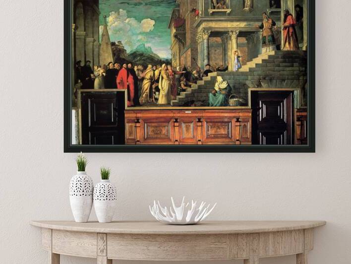 Titian 1506 1576  Entry of Mary into the temple by TOPARTGALLERY