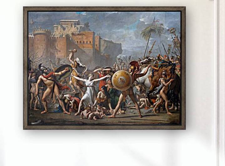 Jacques-Louis David - The Intervention of the Sabine Women  1799 by TOPARTGALLERY