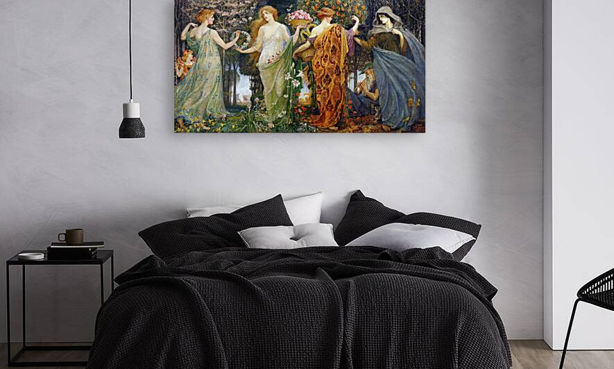 Walter Crane  - A Masque for the Four Seasons  1909 by TOPARTGALLERY