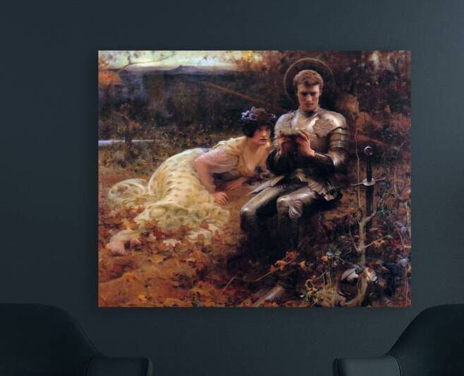  Arthur Hacker - The Temptation of Percival 1894 by TOPARTGALLERY