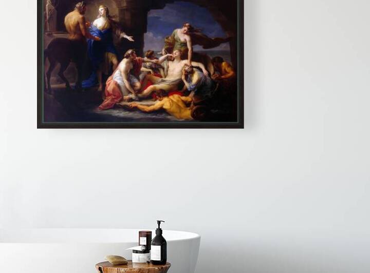 Pompeo Batoni 1708 1787 Thetis Takes Achilles from the Centaur Chiron  1770 by TOPARTGALLERY