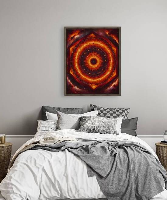  AI Art New Abstract Art 3d design showcasing a hypnotic pentagon 1 by TOPARTGALLERY