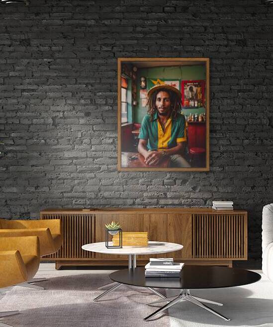AI Art Pop Art Superstars Reggae Bob Marley 9 by TOPARTGALLERY
