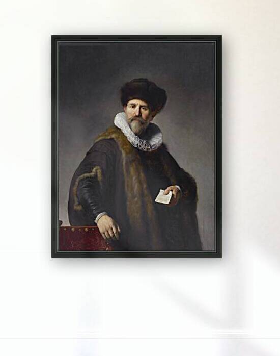 Rembrandt 1606 1669 Nicolaes Ruts 1631 by TOPARTGALLERY