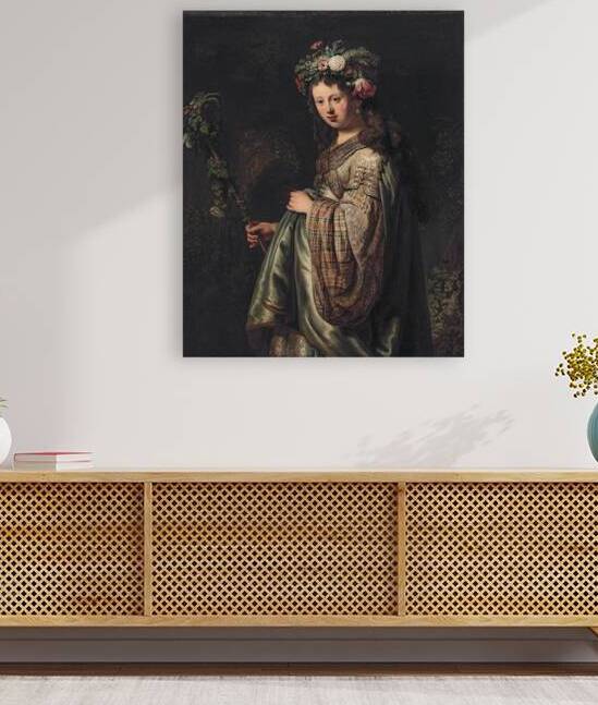 Rembrandt 1606 1669 his wife Saskia van Uylenburgh 1612 1642 by TOPARTGALLERY