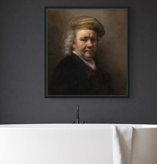 Rembrandt 1606 1669 Self portrait by TOPARTGALLERY