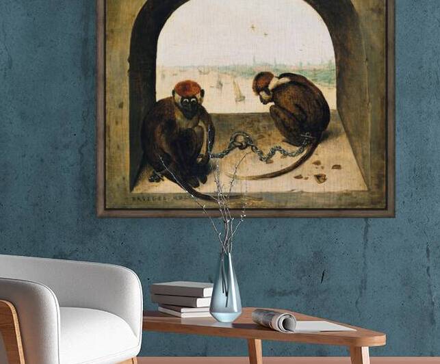 Pieter Brueghel the Elder 1568 1625 Two Monkeys by TOPARTGALLERY
