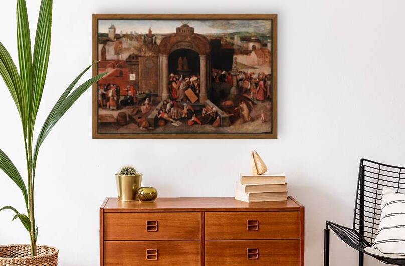 Pieter Brueghel the Elder 1568 1625 Christ Driving the Traders from the Temple by TOPARTGALLERY
