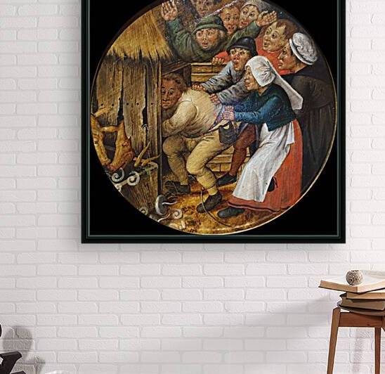 Pieter Brueghel the Elder 1568 1625 The Drunkard pushed into the Pigsty 1616 by TOPARTGALLERY