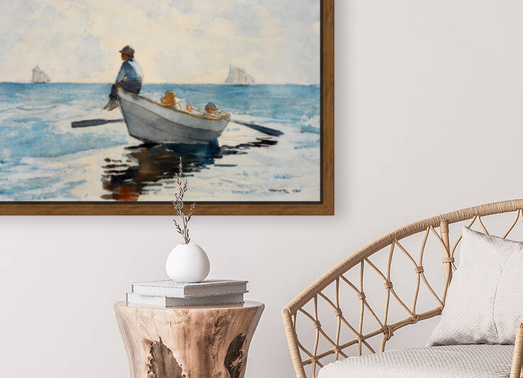 Winslow Homer Boys in a Dory 1880 by TOPARTGALLERY