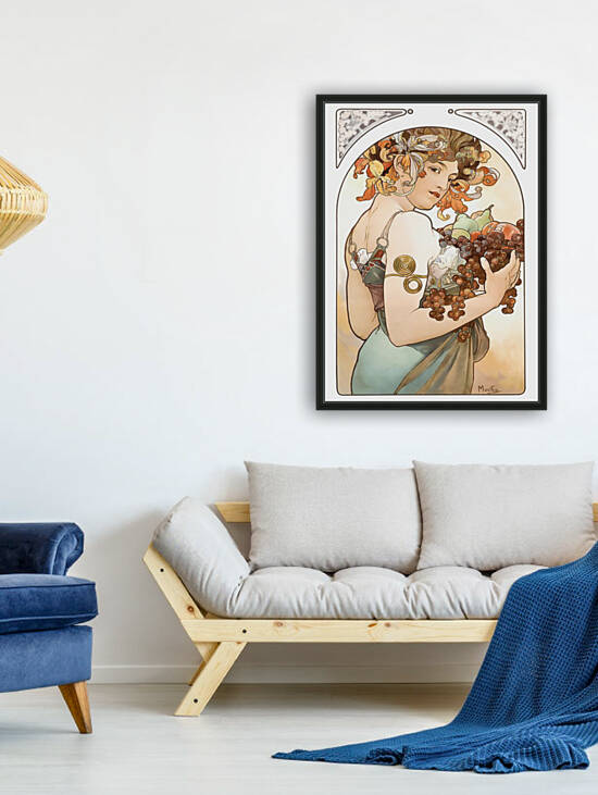 Alphonse Mucha   Fruit   1897 Reproduction