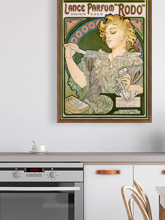 Alphonse Mucha lance parfum rodo 1896 by TOPARTGALLERY