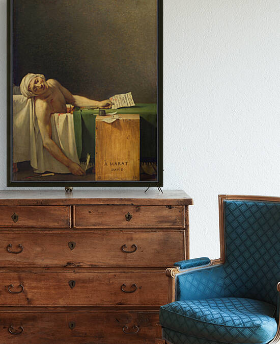 Jacques Louis David 1793 Marat Assassinated by TOPARTGALLERY
