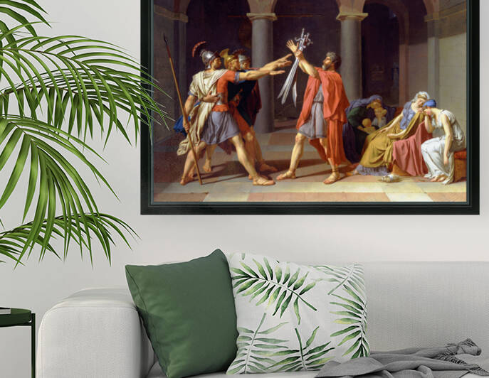 Jacques Louis David Oath Of The Horatii by TOPARTGALLERY
