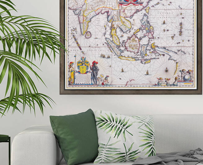 Old Map 53 Reproduction