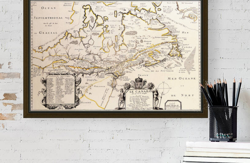 Old Map 57 Reproduction