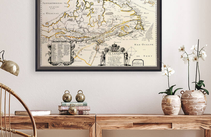 Old Map 51 Reproduction