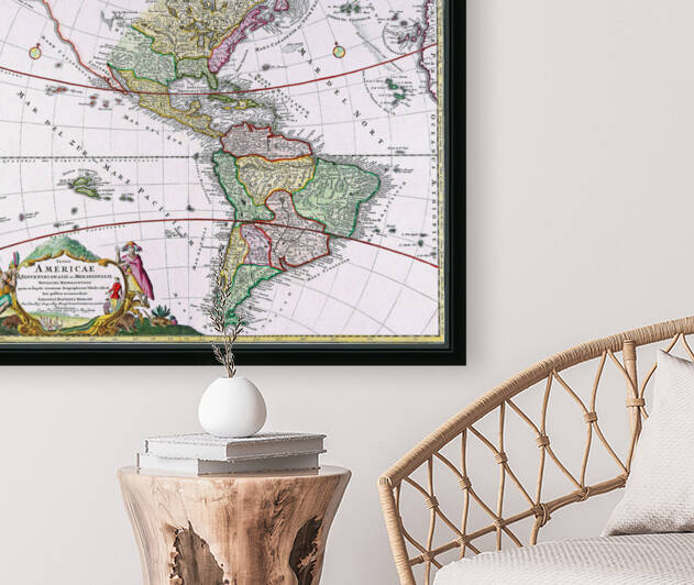 Old Map 55 by TOPARTGALLERY