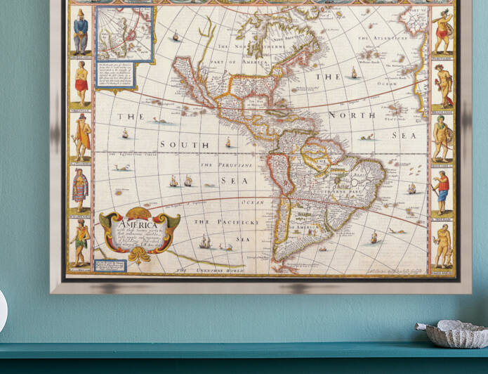 Old Map 67 by TOPARTGALLERY