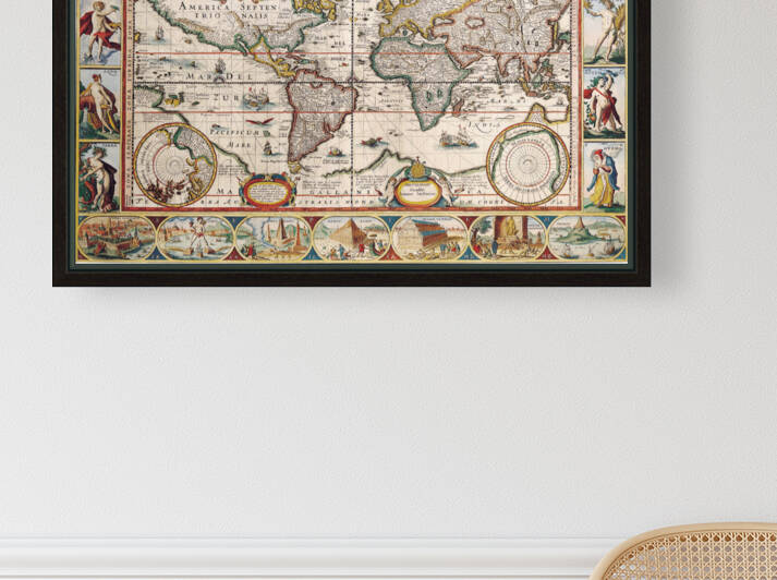 Old Map 79 by TOPARTGALLERY