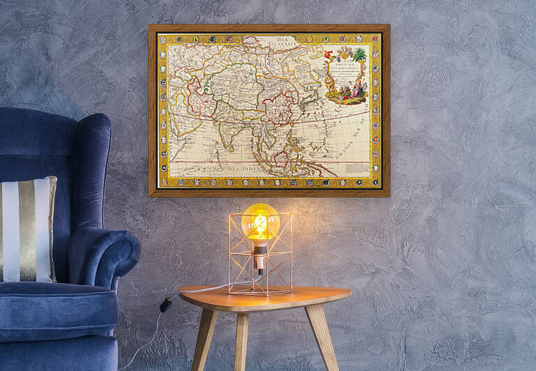 Old Map 96 Reproduction