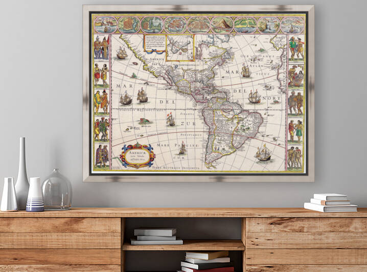 Old Map 80 by TOPARTGALLERY