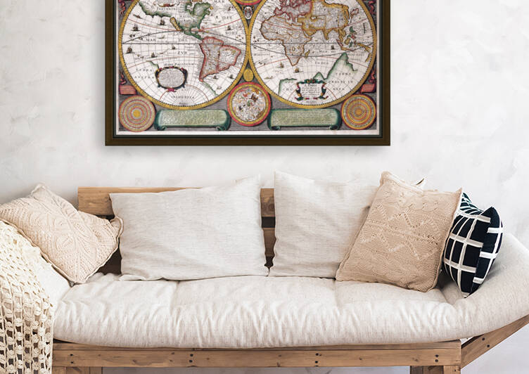Old Map 106 Reproduction