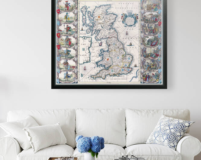 Old Map 86 by TOPARTGALLERY