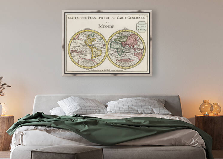 Vintage Maps  44 by TOPARTGALLERY