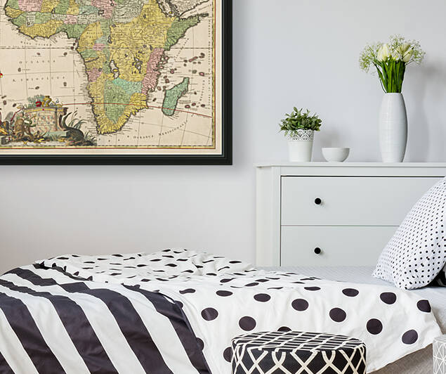 Vintage Maps  15 by TOPARTGALLERY