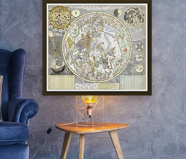 Vintage Maps  33 by TOPARTGALLERY
