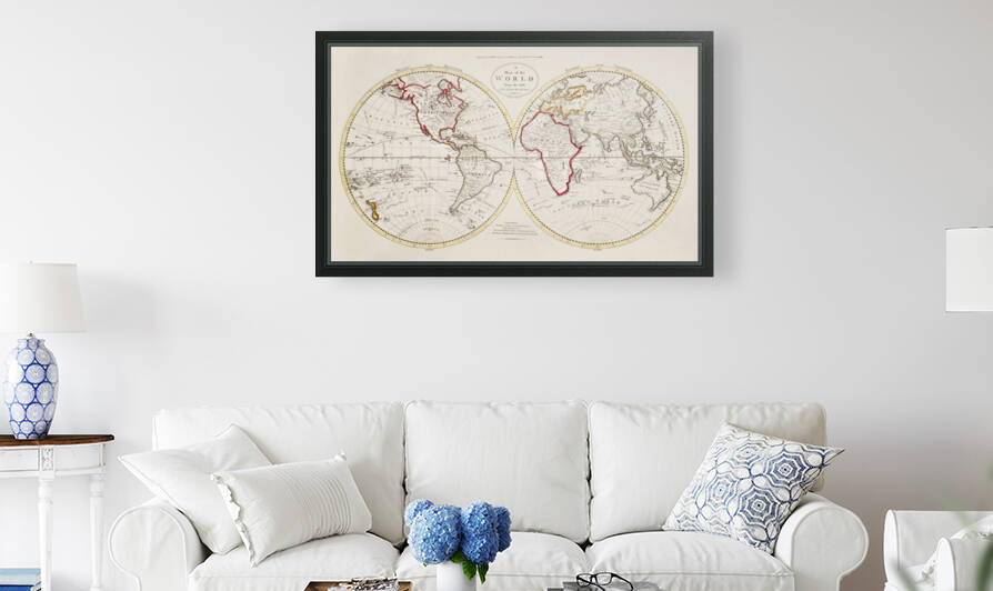 Vintage Maps  49 by TOPARTGALLERY