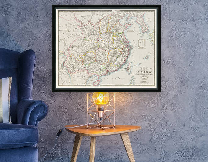 Vintage Maps  38 Reproduction