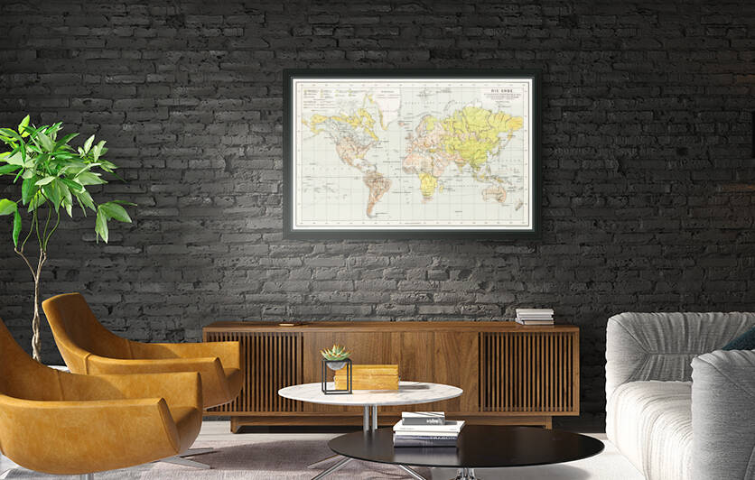 Vintage Maps  11 by TOPARTGALLERY