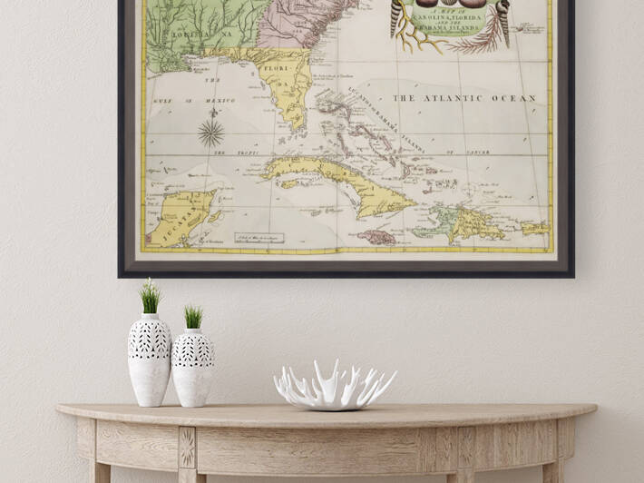 Vintage Maps  2 by TOPARTGALLERY