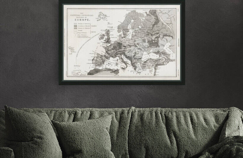 Vintage Maps  1 by TOPARTGALLERY